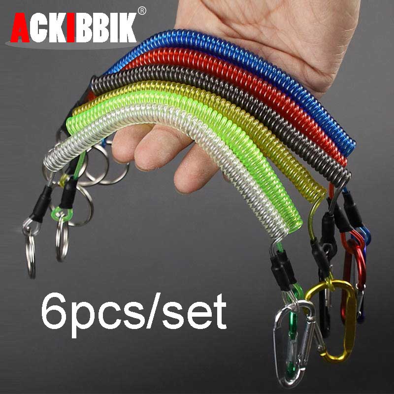 Fishing Kayak Paddle Leash - Ackibbik, 6 uds., cordón de pesca