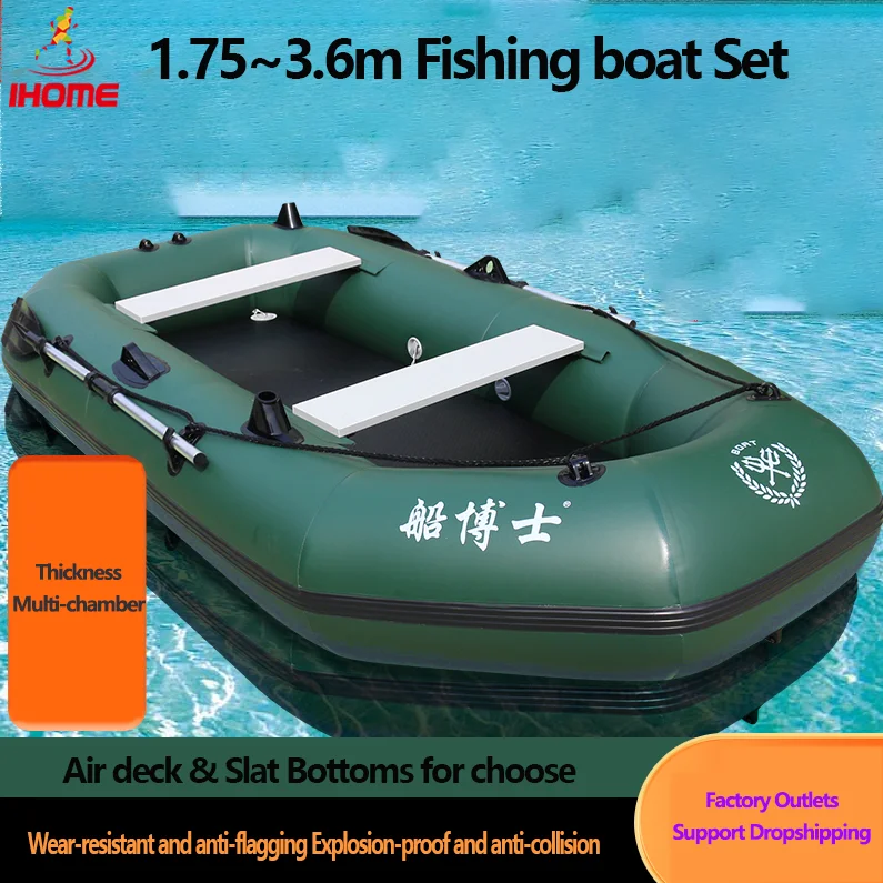 Fishing Kayak Sit On Top - Bote inflable de PVC con cubierta
