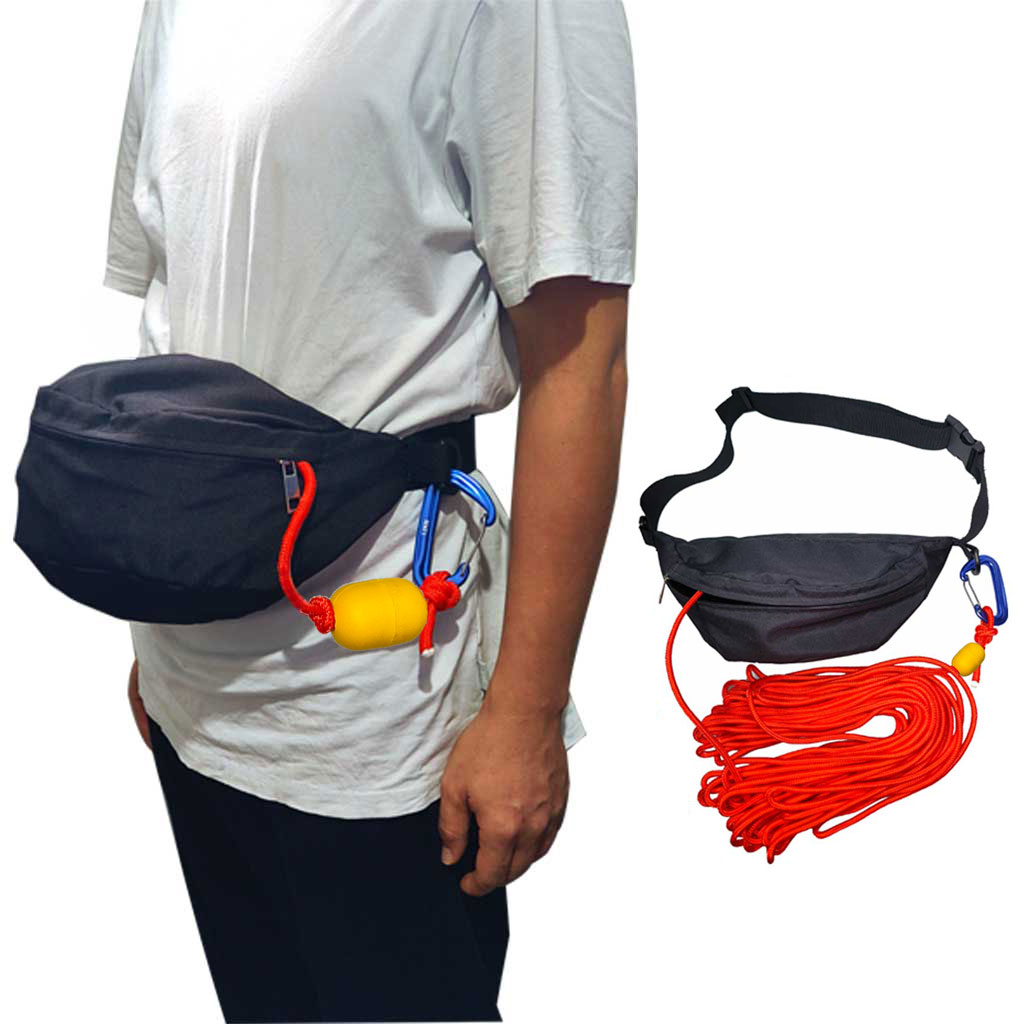Fishing Kayak Crate - Bolsa de cuerda para lanzar cintura