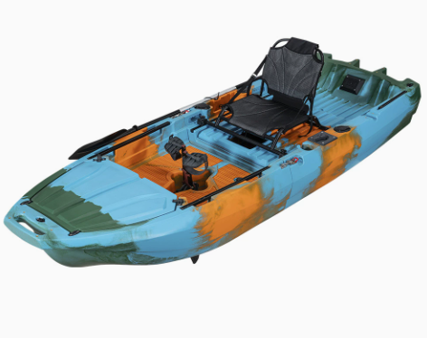 Fishing Kayak Pedal Drive - Kayak monoplaza de diez pies moldeado