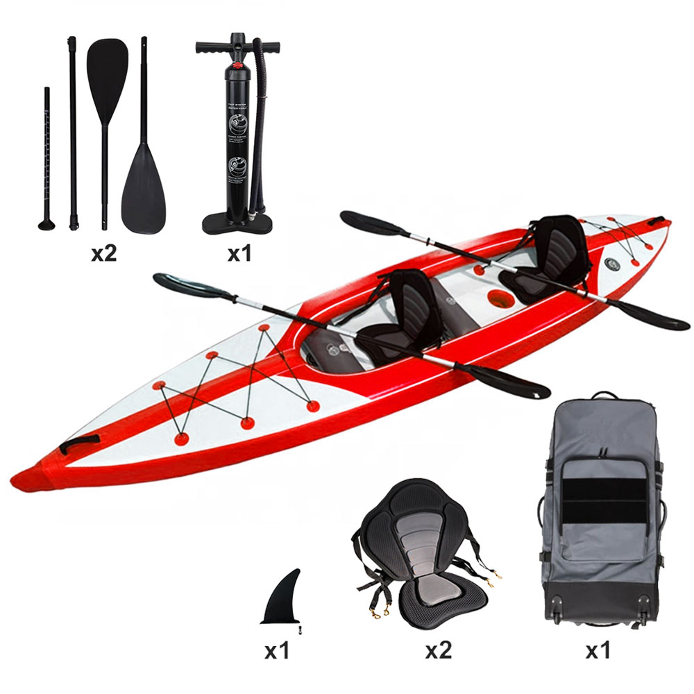 Fishing Kayak Sit In - Kayak Inflable de Pesca para 2