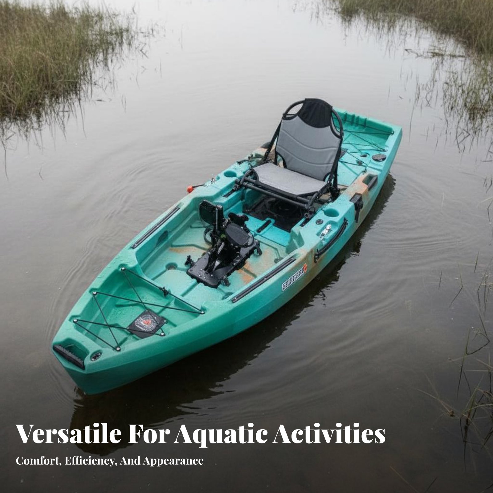 Fishing Kayak Pedal Drive - Bote de Pesca con Pedales, Kayak