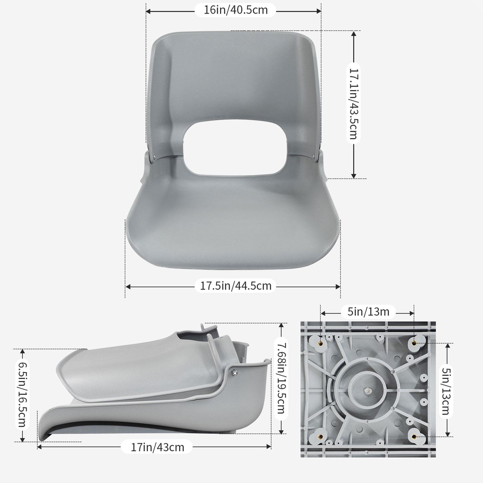 Fishing Kayak Seat - Asiento Plegable para Barco, Respaldo Alto,