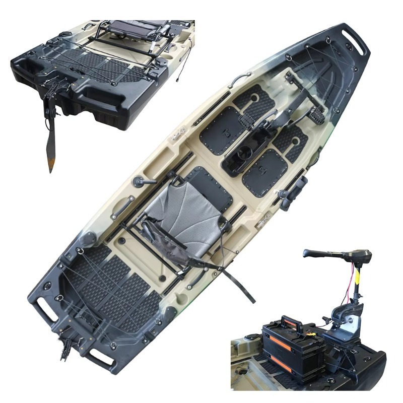 Fishing Kayak Sit On Top - Kayak de Pesca Motorizado para 1