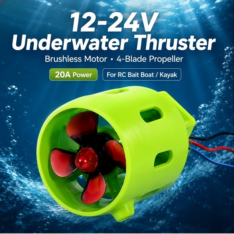 Fishing Kayak Sit On Top - Propulsor Subacuático sin Escobillas de 12-24V
