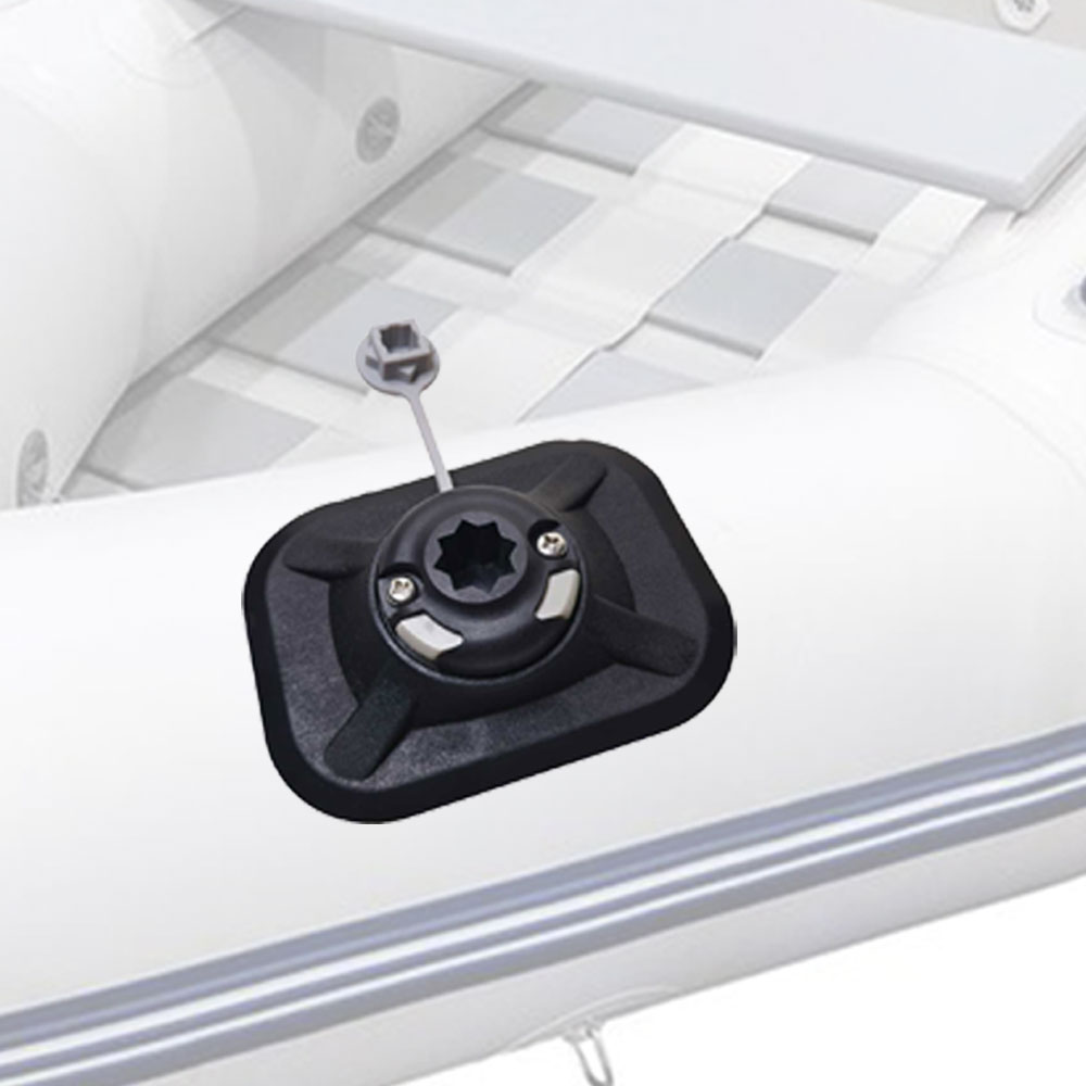 Fishing Kayak Fish Finder Mount - Soporte de PVC inflable para caña
