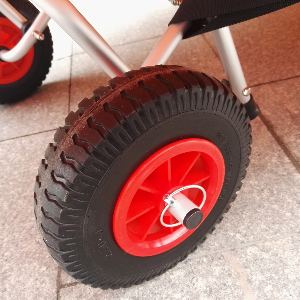 Rueda de neumático a prueba de - Fishing Kayak Cart reseña y precio