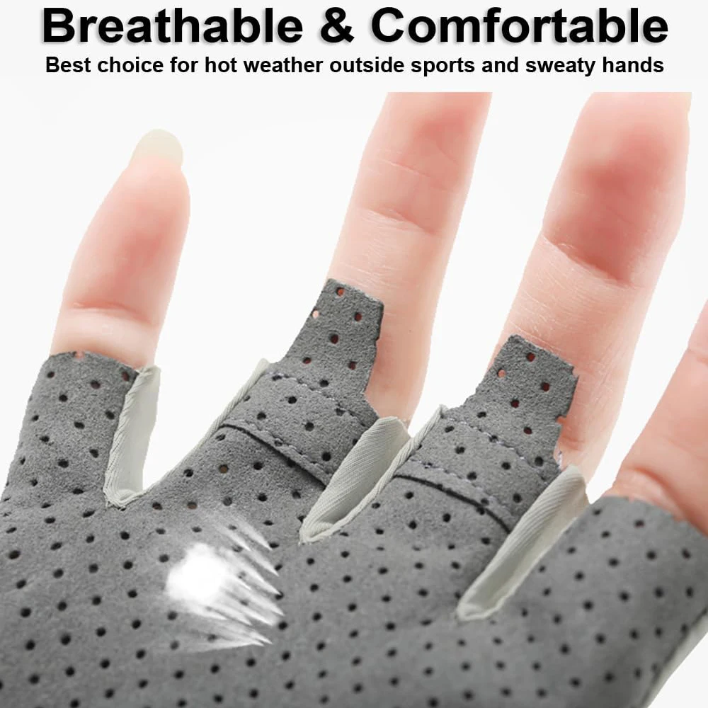 1 par de guantes sin dedos par - Fishing Kayak Anchor reseña y precio