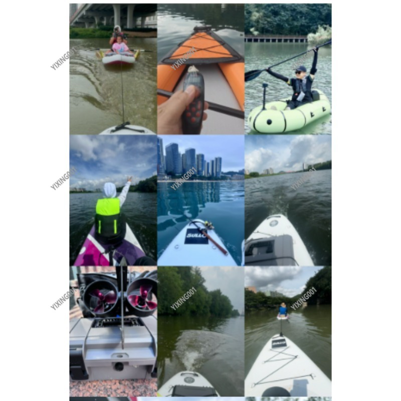 Propulsor subacuático de Kayak - Fishing Kayak Trolling Motor reseña y precio