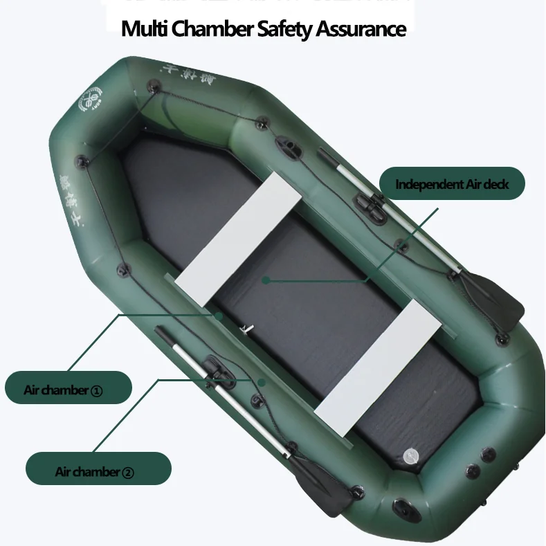 Bote inflable de PVC con cubie - Fishing Kayak Sit On Top reseña y precio