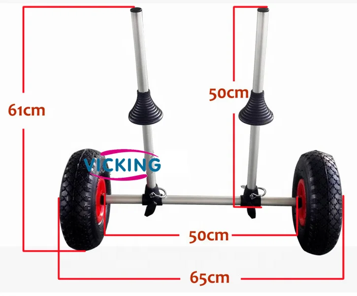 Lakes Rivers Accesorios de pes - Fishing Kayak Cart reseña y precio