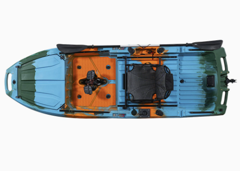Kayak monoplaza de diez pies m - Fishing Kayak Pedal Drive reseña y precio