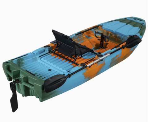 Kayak monoplaza de diez pies m - Fishing Kayak Pedal Drive reseña y precio