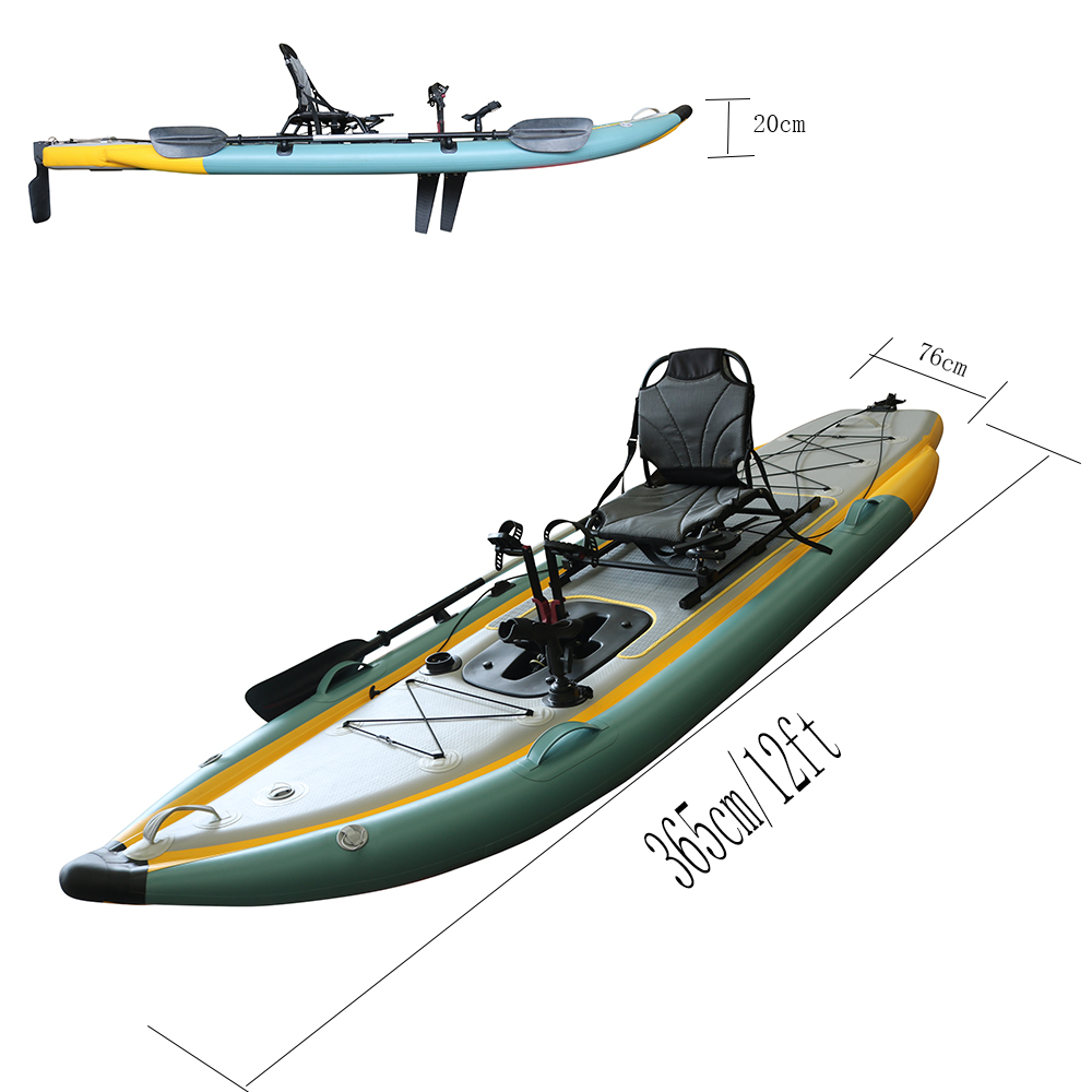 Kayak de pesca inflable plegab - Fishing Kayak Sit On Top reseña y precio