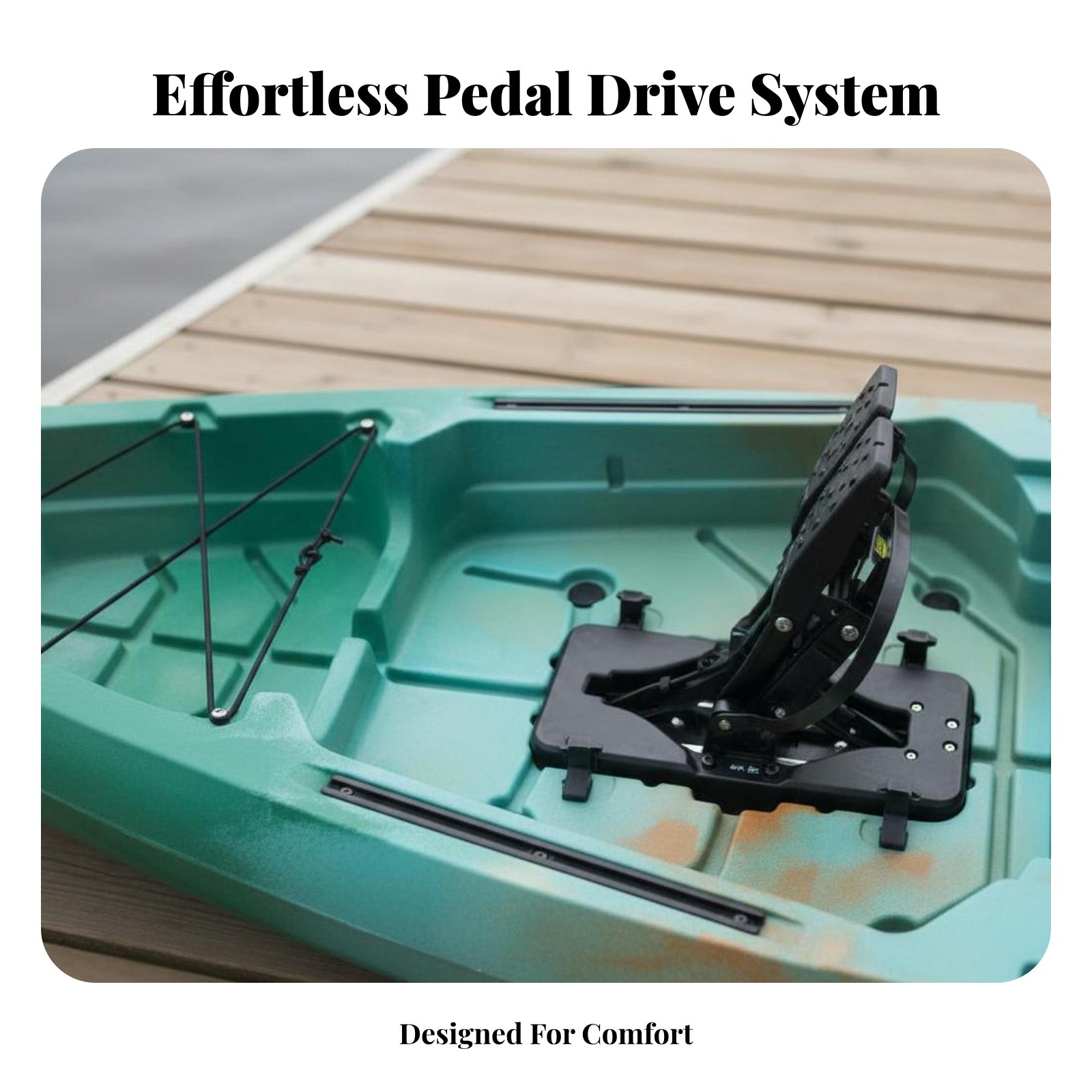 Bote de Pesca con Pedales, Kay - Fishing Kayak Pedal Drive reseña y precio