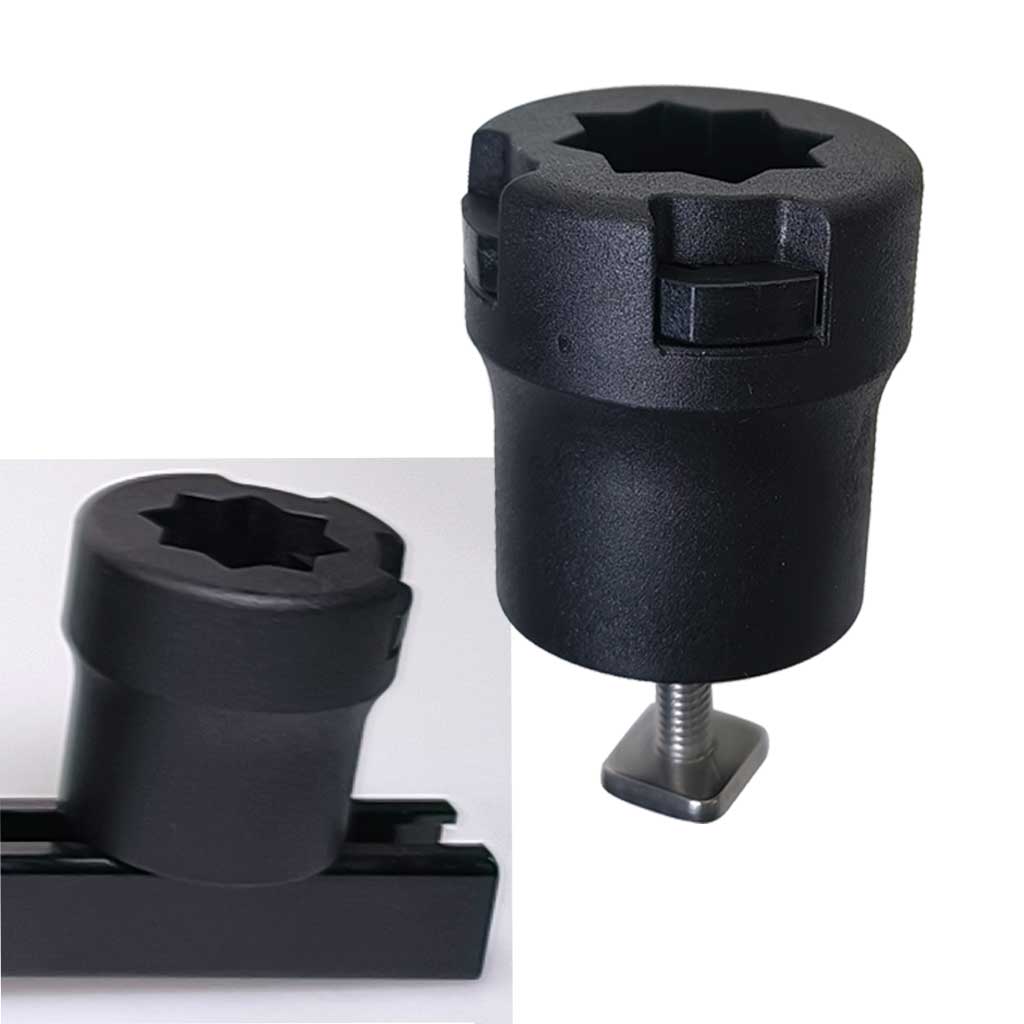 1 Pieza Adaptador de Riel Desl - Fishing Kayak Fish Finder Mount reseña y precio