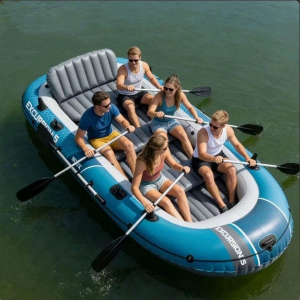 Kayak grueso para 2 o 4 person - Fishing Kayak Inflatable reseña y precio