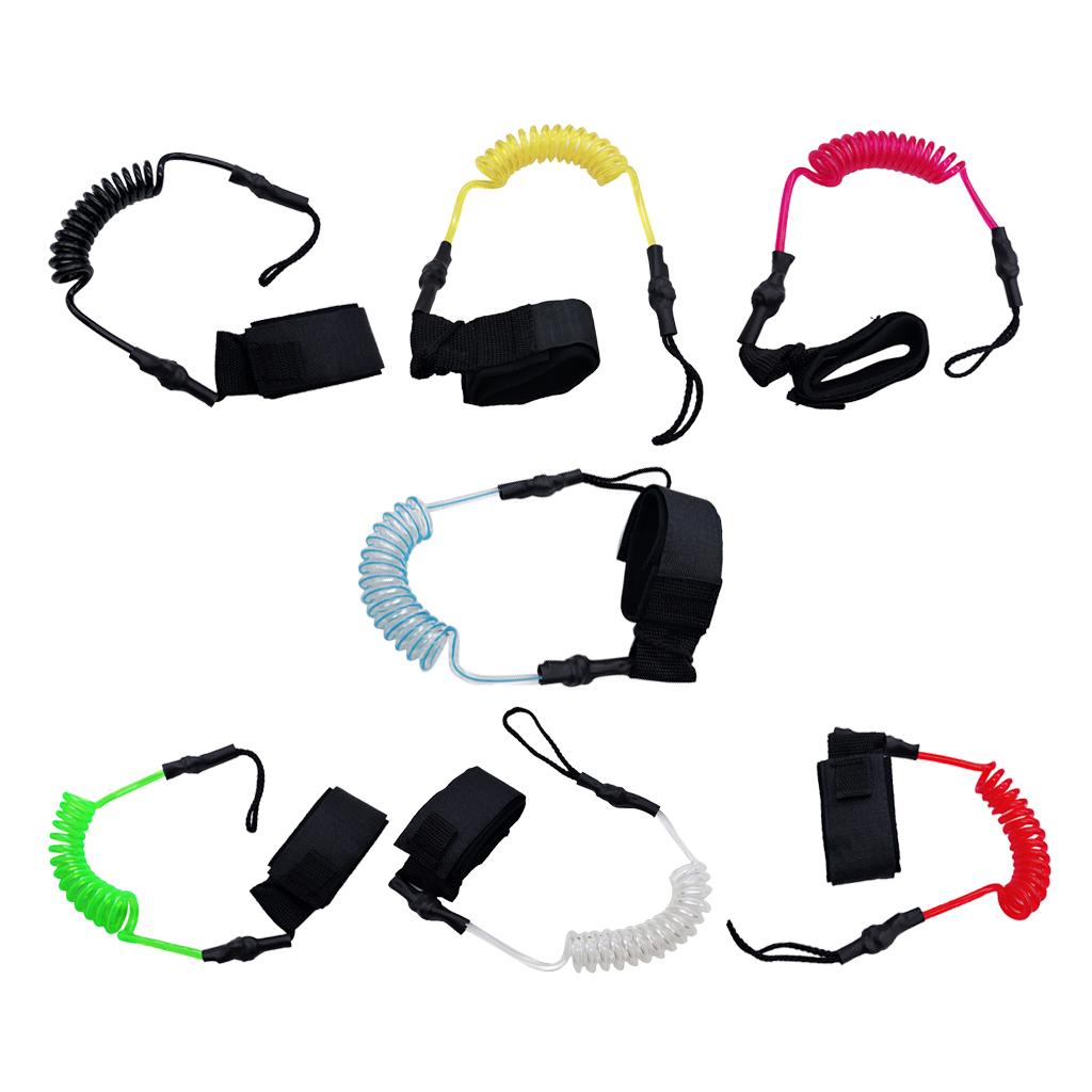 Correa de surf en espiral de 4 - Fishing Kayak Paddle Leash reseña y precio