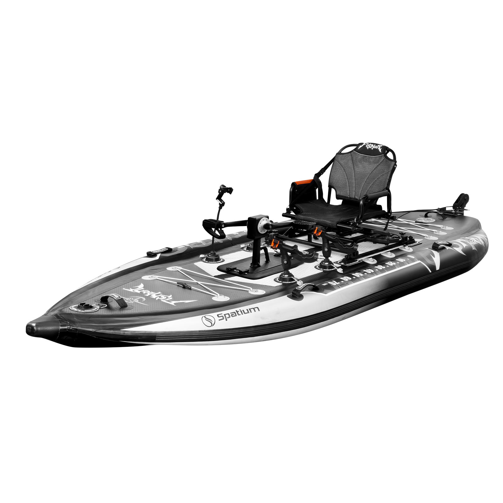 Kayak Inflable Spatium con Ped - Fishing Kayak Pedal Drive reseña y precio