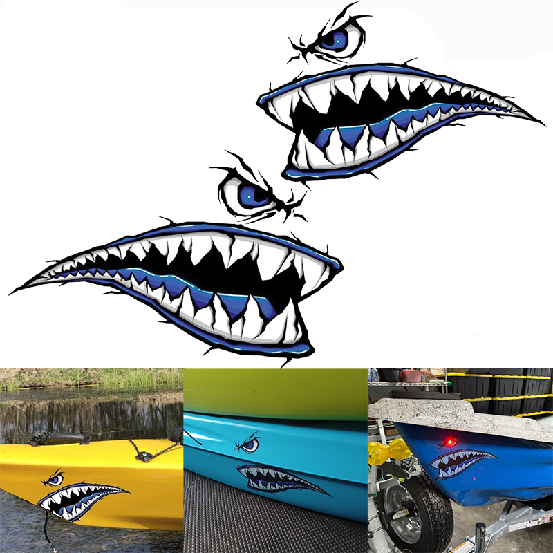 2 uds dientes de tiburón boca  - Fishing Kayak Sit On Top reseña y precio