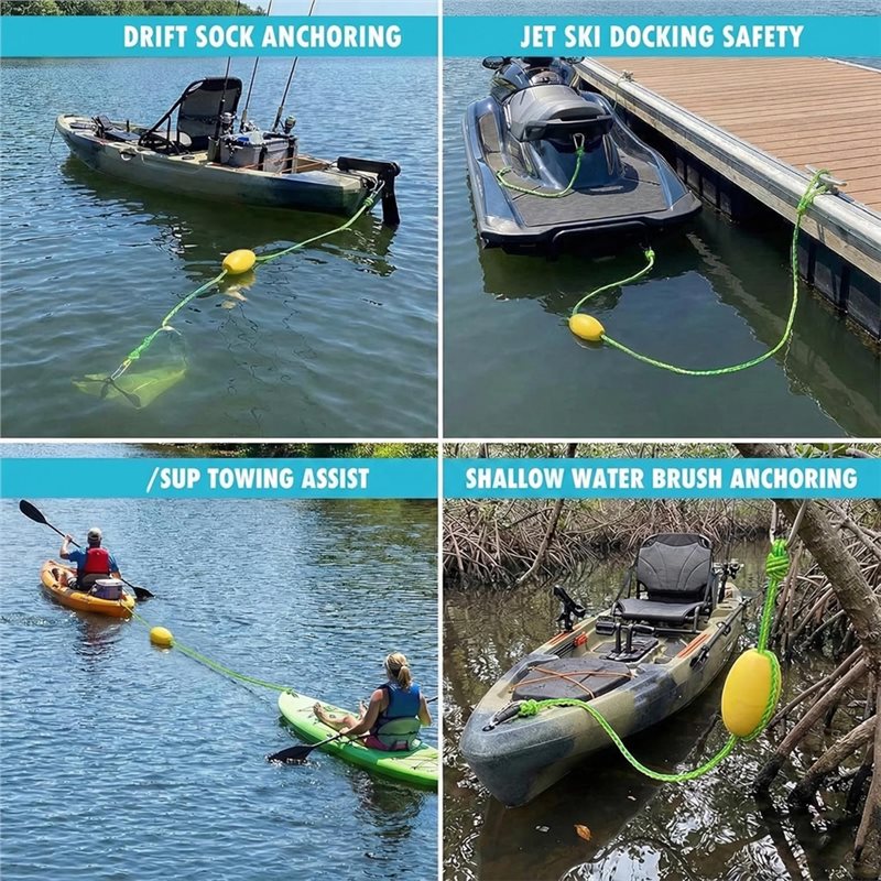 Cuerda de anclaje X08A Drift S - Fishing Kayak Anchor reseña y precio