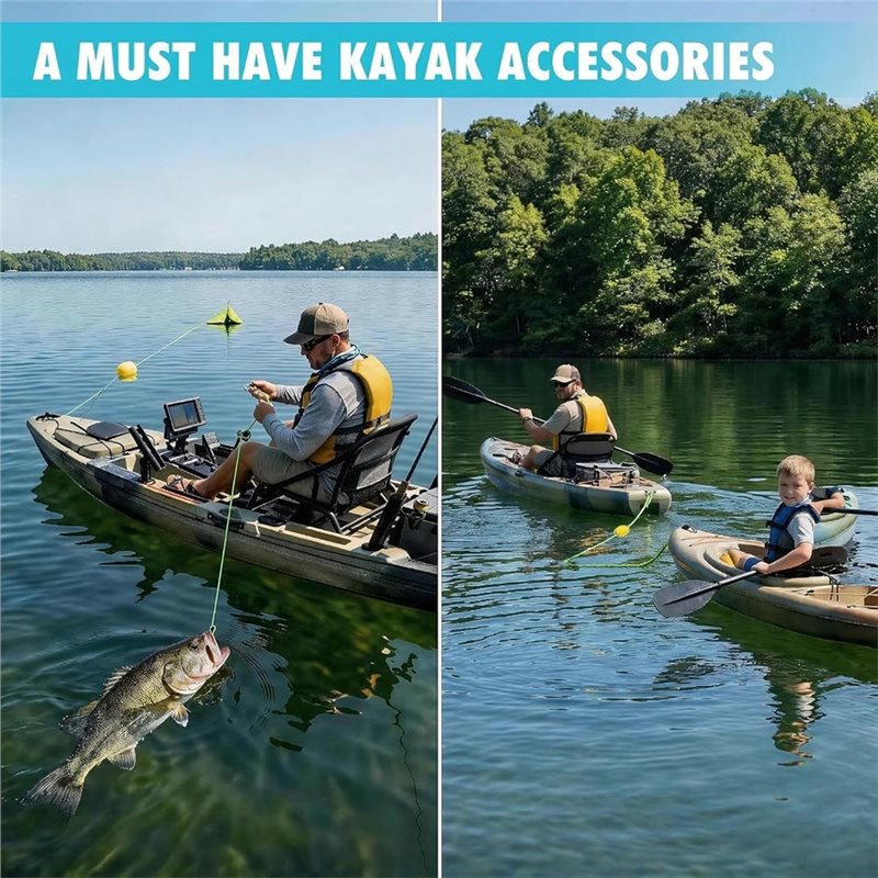 Cuerda de anclaje X08A Drift S - Fishing Kayak Anchor reseña y precio