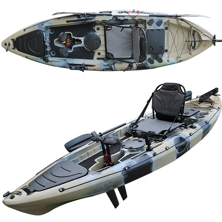 Nuevo Kayak de Plástico con Pe - Fishing Kayak Pedal Drive reseña y precio