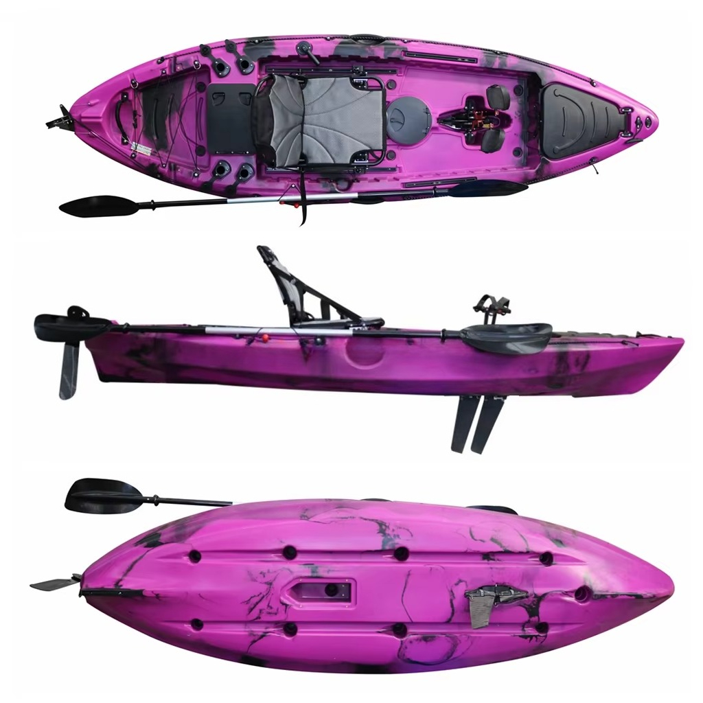 Nuevo Kayak de Plástico con Pe - Fishing Kayak Pedal Drive reseña y precio