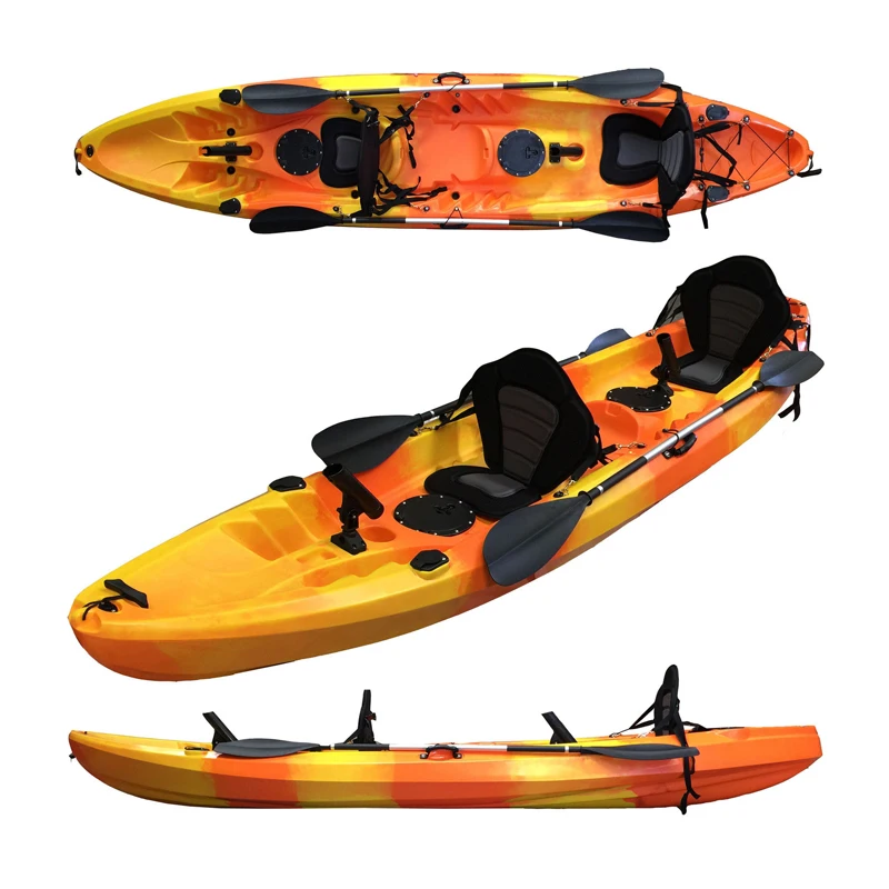Kayak Tandem Rotomoldeado 2026 - Fishing Kayak Sit On Top reseña y precio