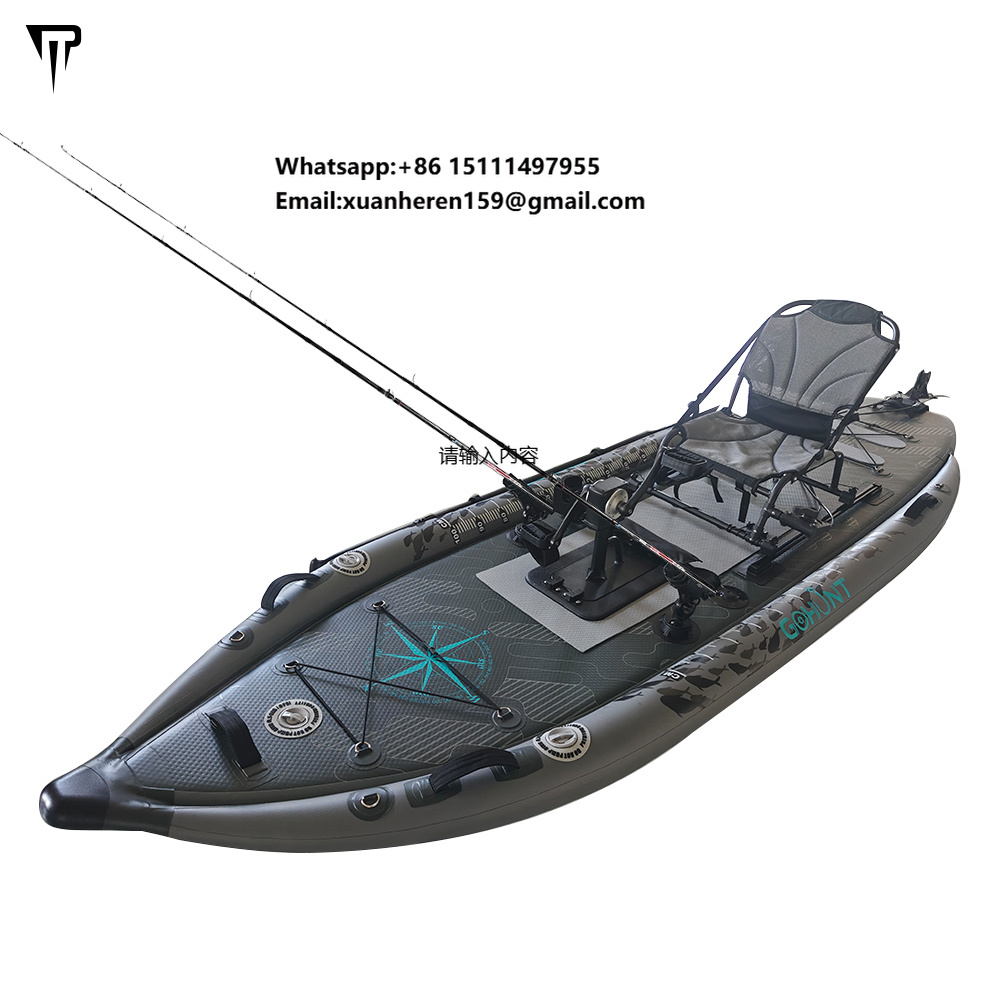 JTRDA 2024 Nuevo Kayak Inflabl - Fishing Kayak Pedal Drive reseña y precio
