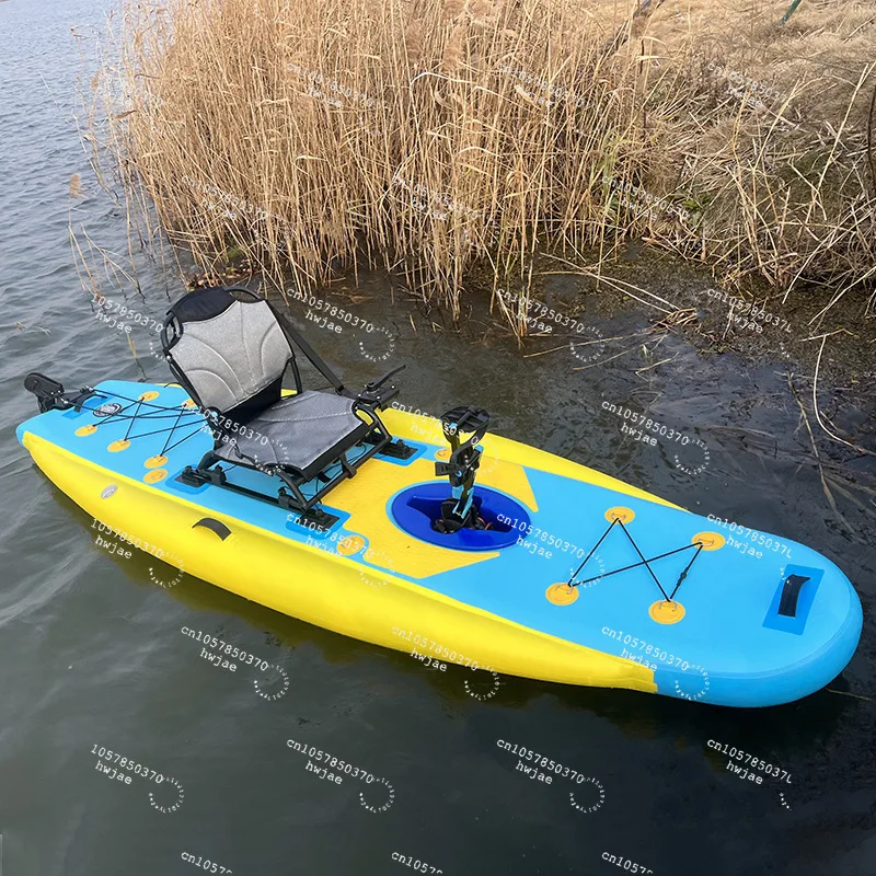 Kayak Inflable con Pedales y L - Fishing Kayak Inflatable reseña y precio