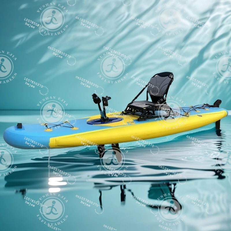 Kayak Inflable con Pedales y L - Fishing Kayak Inflatable reseña y precio